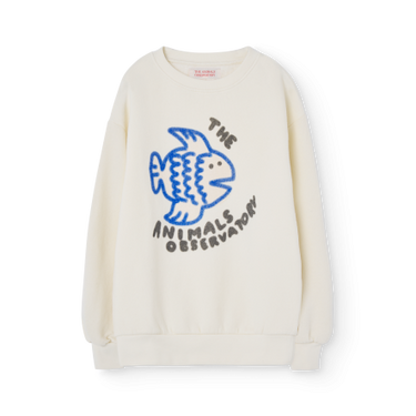 ★30%OFF★PRE 2024AW collection★The Animals Observatory Bear Sweatshirt White F24003_221_ET