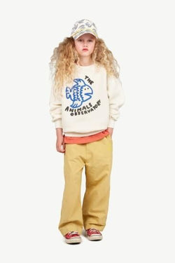 ★30%OFF★PRE 2024AW collection★The Animals Observatory Bear Sweatshirt White F24003_221_ET