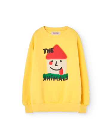 ★30%OFF★PRE 2024AW collection★The Animals Observatory Bear Sweatshirt Yellow F24003_014_EM