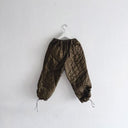 ★30%OFF★2024AW★frankygrow フランキーグロウ GURUGURU QUILTING SIDE GATHERED PANTS OLIVE 24FWBT-357