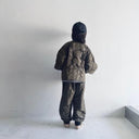 ★30%OFF★2024AW★frankygrow フランキーグロウ GURUGURU QUILTING SIDE GATHERED PANTS OLIVE 24FWBT-357