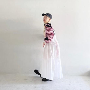 ★30%OFF★2024AW★frankygrow フランキーグロウ SOCK HEELS BORDER L/S TEE RED BORDER 24FWCS-484