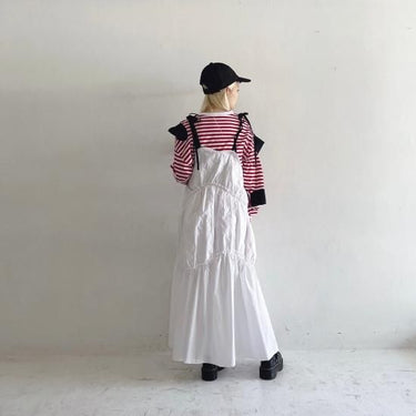 ★30%OFF★2024AW★frankygrow フランキーグロウ SOCK HEELS BORDER L/S TEE RED BORDER 24FWCS-484