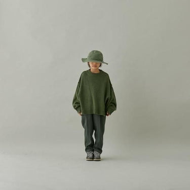 ★2024AW★MOUN TEN. マウンテン merino wide back york knit olive ADULT MK08-1620