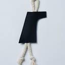 Gris グリ LOGO ROPE TOY ロゴロープトイ PEAT BLACK