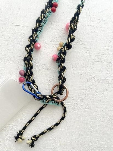 Aurelie Mathigot オレリーマティゴ スマホ ショルダー ストラップ black
