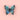 Coucou Suzette ククシュゼット Blue Butterfly Hair Clip ちょうちょ ヘアクリップ