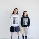 ★30%OFF★2024AW★michirico ミチリコ Owl Sleep T ブラック MR24AW-03(kids/womens)