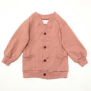 ★30%OFF★2024AW★michirico ミチリコ Back print cardigan アーモンド MR24AW-10(kids/womens)
