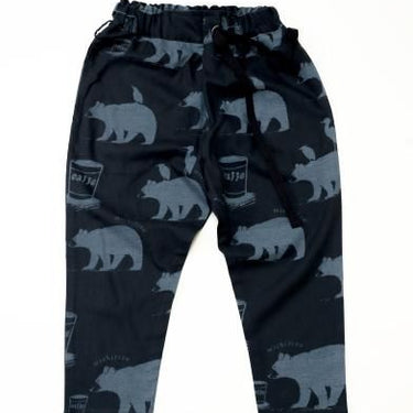 ★30%OFF★2024AW★michirico ミチリコ Little break pants ブラック MR24AW-18(kids)