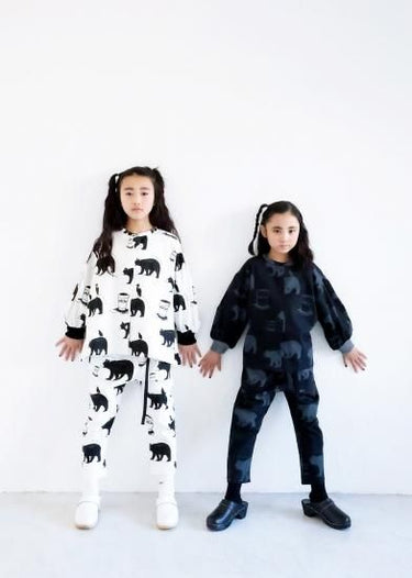 ★30%OFF★2024AW★michirico ミチリコ Little break pants ブラック MR24AW-18(kids)