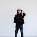 ★30%OFF★2024AW★michirico ミチリコ Little break pants ブラック MR24AW-18(kids)