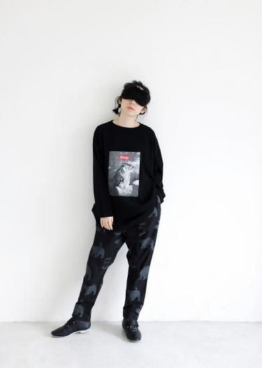★30%OFF★2024AW★michirico ミチリコ Little break pants ブラック MR24AW-19(womens)