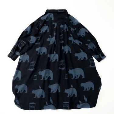 ★30%OFF★2024AW★michirico ミチリコ Little break big shirts ブラック womens MR24AW-20