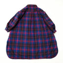 ★30%OFF★2024AW★michirico ミチリコ Big flannel shirts check coat ブループレイド womens MR24AW-31