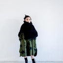 ★30%OFF★2024AW★michirico ミチリコ Boa neck warmer ブラック MR24AW-32(kids/womens)