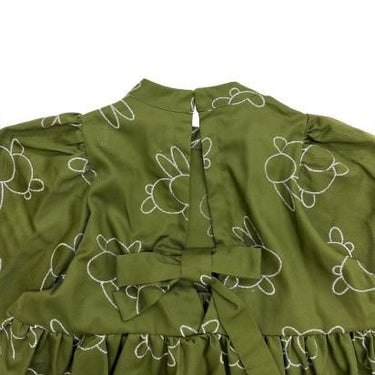 ★30%OFF★2024AW★UNIONINI ユニオニーニ embroidery blouse olive WOMEN BL-025