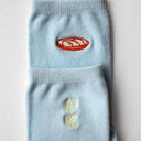 KIVISDOU キビスドウ 靴下 ファニーポイント刺繍 ショートソックス ２Ｐ k30345
