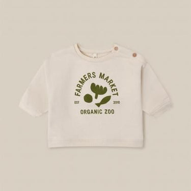 ★30%OFF★organic zoo オーガニックズー Market Logo Sweatshirt 15MARKETBSOZ