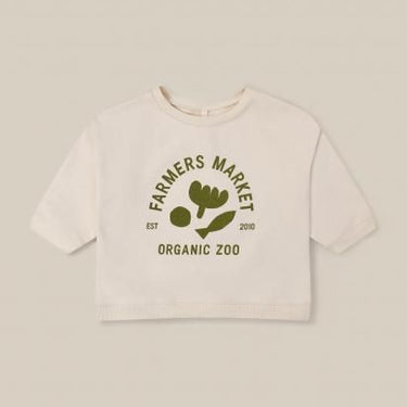 ★30%OFF★organic zoo オーガニックズー Market Logo Sweatshirt 15MARKETBSOZ
