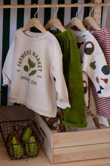 ★30%OFF★organic zoo オーガニックズー Market Logo Sweatshirt 15MARKETBSOZ