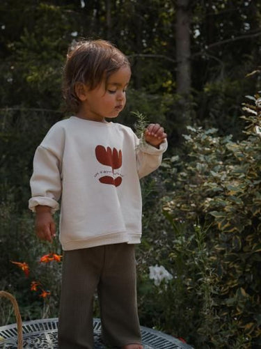 ★30%OFF★organic zoo オーガニックズー Plant Slogan Sweatshirt 15PLANTBSOZ
