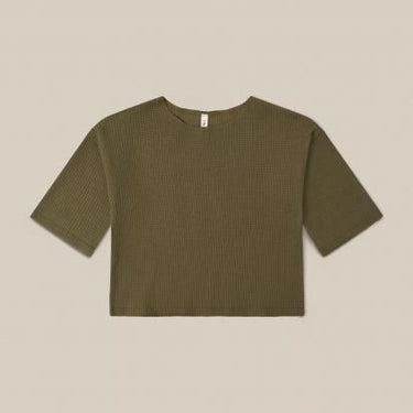 ★30%OFF★organic zoo オーガニックズー Olive Waffle Boxy Sweatshirt 15OWBS