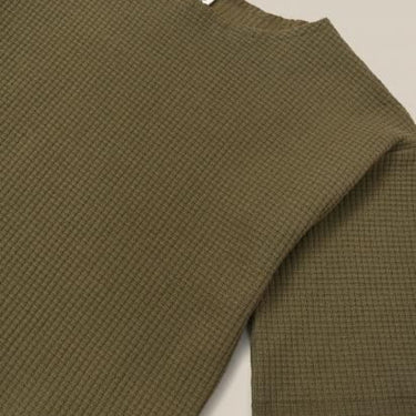 ★30%OFF★organic zoo オーガニックズー Olive Waffle Boxy Sweatshirt 15OWBS