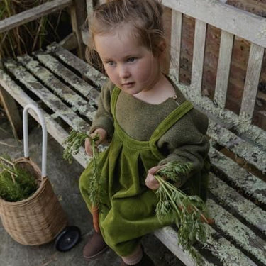 ★30%OFF★organic zoo オーガニックズー Olive Waffle Boxy Sweatshirt 15OWBS