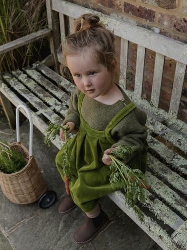 ★30%OFF★organic zoo オーガニックズー Olive Waffle Boxy Sweatshirt 15OWBS