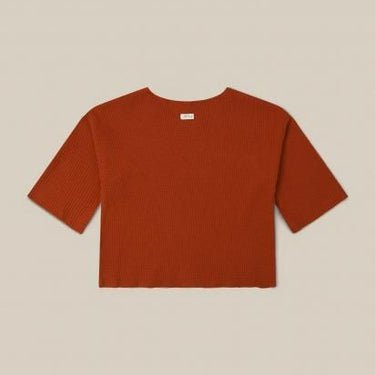 ★30%OFF★organic zoo オーガニックズー Paprika Waffle Boxy Sweatshirt 15PWBS