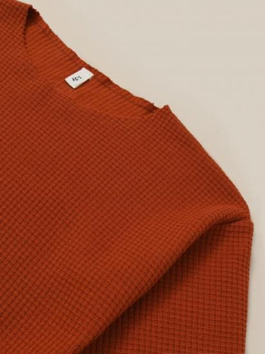 ★30%OFF★organic zoo オーガニックズー Paprika Waffle Boxy Sweatshirt 15PWBS