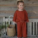 ★30%OFF★organic zoo オーガニックズー Paprika Waffle Boxy Sweatshirt 15PWBS