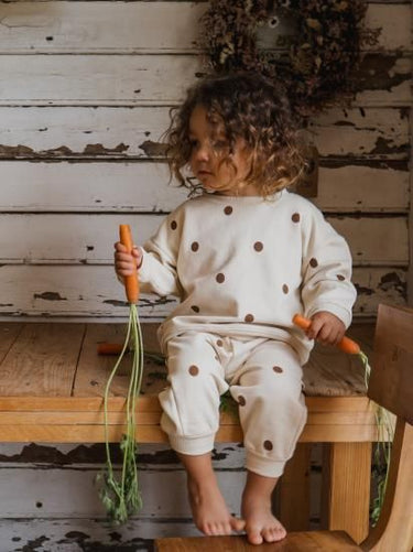 organic zoo オーガニックズー Undyed Cotton Dots Sweatpants 15UDP