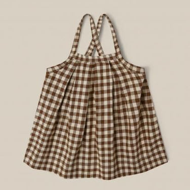 ★30%OFF★organic zoo オーガニックズー Chestnut Gingham Tribe Skirt 13GHTSK