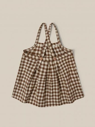 ★30%OFF★organic zoo オーガニックズー Chestnut Gingham Tribe Skirt 13GHTSK
