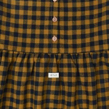 ★30%OFF★organic zoo オーガニックズー Blueberry Gingham Gather Dress 15BBGHGD