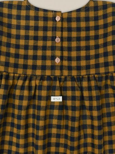 ★30%OFF★organic zoo オーガニックズー Blueberry Gingham Gather Dress 15BBGHGD