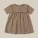 ★30%OFF★organic zoo オーガニックズー Chestnut Gingham Gather Dress 13GHGDOZ