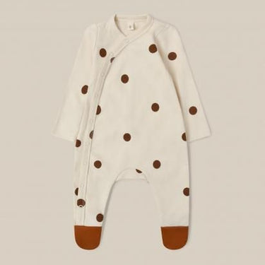 organic zoo オーガニックズー Undyed Cotton Dots Suit 15UDSLOZ