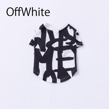 ★nunuforme DOG★nunuforme ヌヌフォルム inuT(ビックロゴ) OffWhite×Black inuinu-001-002