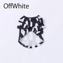 ★nunuforme DOG★nunuforme ヌヌフォルム inuT(ビックロゴ) OffWhite×Black inuinu-001-002