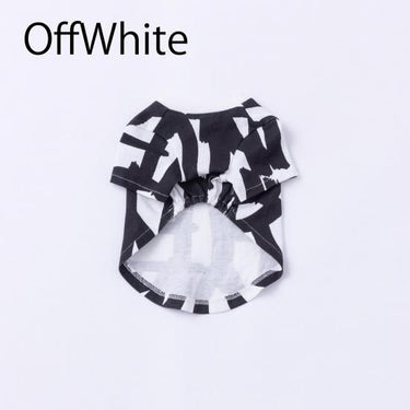 ★nunuforme DOG★nunuforme ヌヌフォルム inuT(ビックロゴ) OffWhite×Black inuinu-001-002
