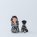 ★nunuforme DOG★nunuforme ヌヌフォルム inuT(ビックロゴ) OffWhite×Black inuinu-001-002