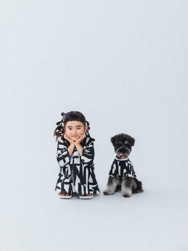 ★nunuforme DOG★nunuforme ヌヌフォルム inuT(ビックロゴ) OffWhite×Black inuinu-001-002