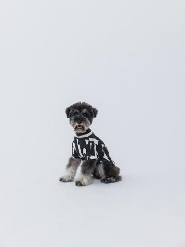 ★nunuforme DOG★nunuforme ヌヌフォルム inuT(ビックロゴ) OffWhite×Black inuinu-001-002