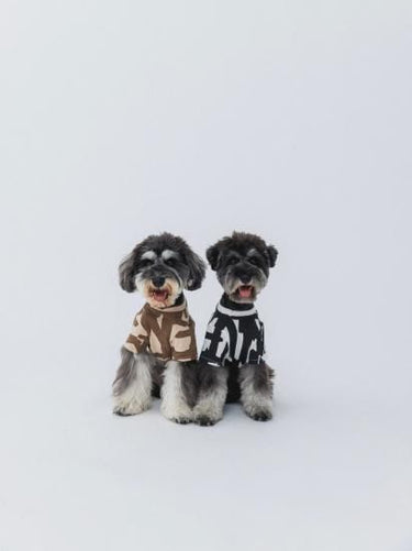 ★nunuforme DOG★nunuforme ヌヌフォルム inuT(ビックロゴ) OffWhite×Black inuinu-001-002