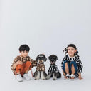 ★nunuforme DOG★nunuforme ヌヌフォルム inuT(ビックロゴ) OffWhite×Black inuinu-001-002