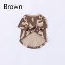 ★nunuforme DOG★nunuforme ヌヌフォルム inuT(ビックロゴ) Brown×Brown inuinu-001-002