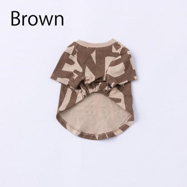★nunuforme DOG★nunuforme ヌヌフォルム inuT(ビックロゴ) Brown×Brown inuinu-001-002